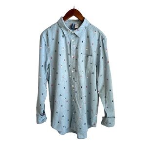 Divided | “Snow Problem” Mens Button Down